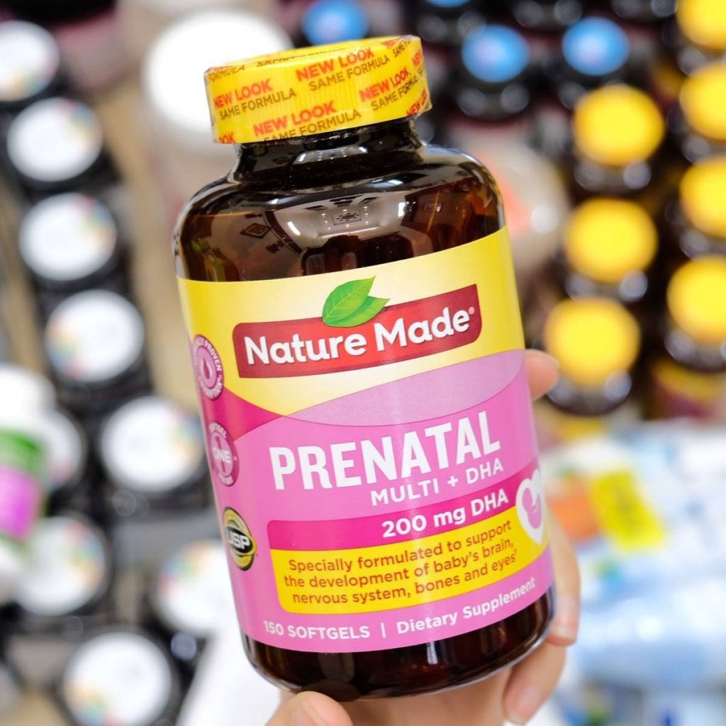 Vitamin tổng hợp Prenatal Multi + DHA cho mẹ 150 viên (Mỹ)