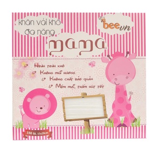 Comboo 4 hộp khăn giấy khô Mama 180 tờ 