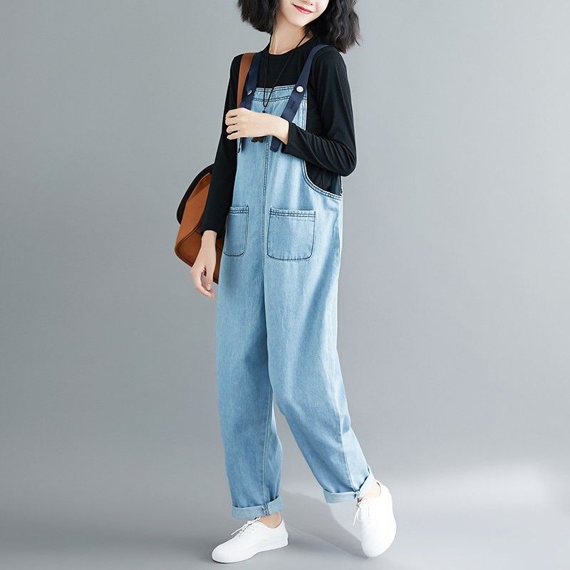 [ORDER] Quần yếm jeans bigsize cá tính - Có ảnh thật | BigBuy360 - bigbuy360.vn