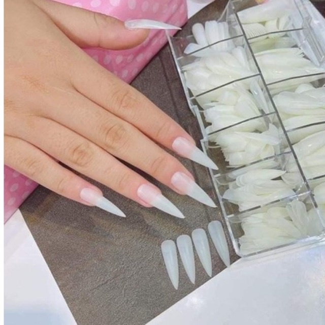 Móng úp HSM chuẩn form bầu và nhọn phụ kiên nail giá chính hãng THẾ GIỚI NAIL XINH