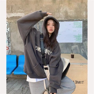 Áo khoác hoodie nỉ bông cao cấp, áo hoodie có mũ unisex form rộng Hàn Quốc
