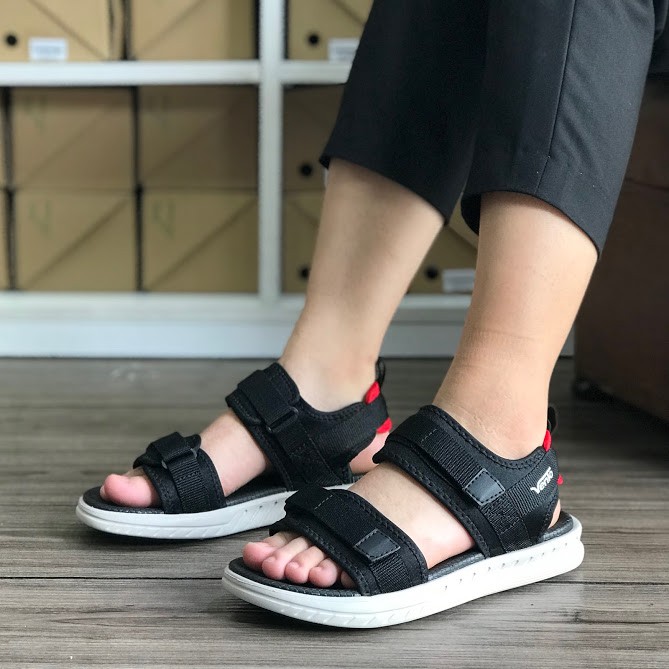 [Mua Kèm Áo Thun 0Đ] Giày Sandal Vento Nam Nữ - NB81B Đen