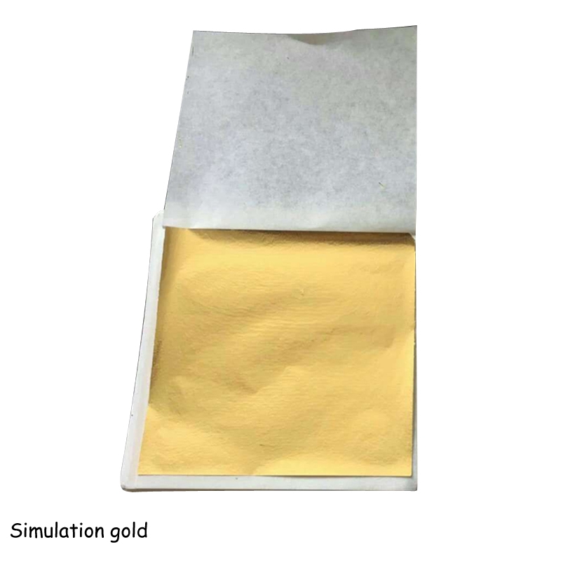 Bộ 100 Lá Vàng / Bạc 9x9cm Trang Trí Đa Năng Tiện Dụng