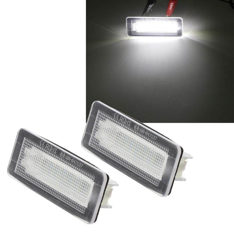 Set 2 Đèn LED Chiếu Biển Số Xe Cho 450 451 W450 W453 18 SMD