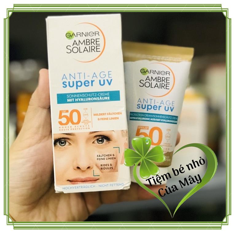 KEM CHỐNG NẮNG CHỐNG LÃO HOÁ GARNIER ANTI-AGE SUPER UV 50 SPF | BigBuy360 - bigbuy360.vn