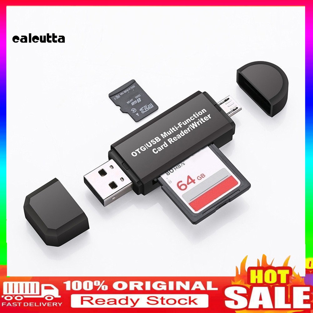 Đầu Đọc Thẻ Nhớ Micro Usb Sd Tf Otg Cho Điện Thoại / Laptop