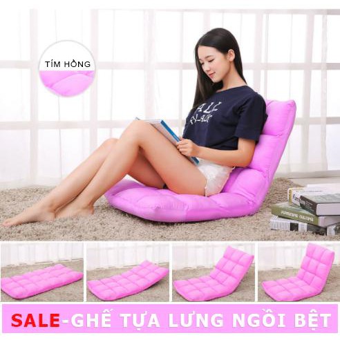 [SALE] Ghế bệt tựa lưng, ghế bệt tatami kiểu Nhật khung thép cực bền, đệm nhung êm ái