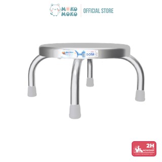 Ghế đẩu inox lùn (Đòn Inox) Sản xuất từ 100% Inox Cao Cấp Có Độ Cứng Và Độ Bền Cao, Vệ Sinh Dễ Dàng Kích thước 39.5 x 39