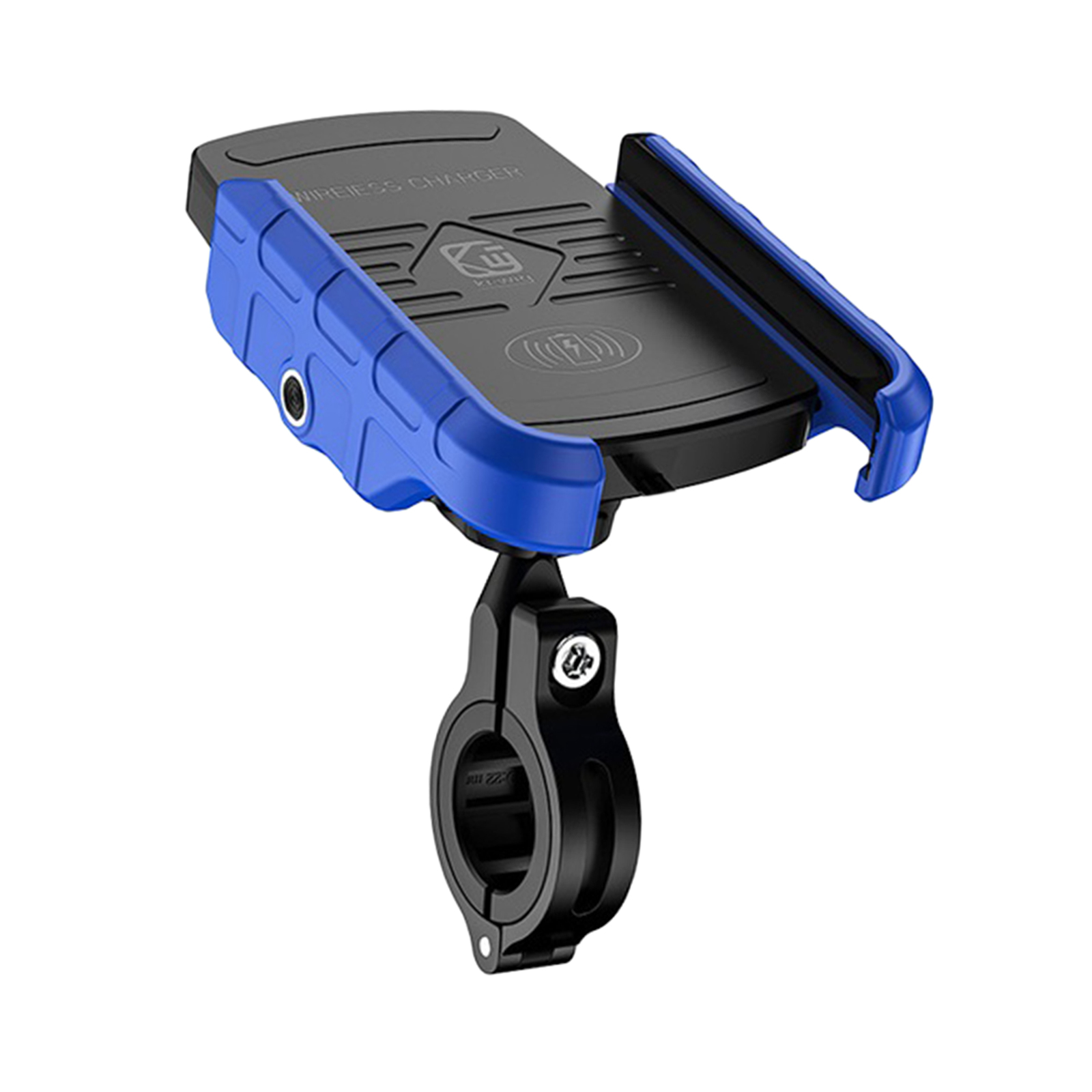 SafeTrip Motorcycle 15W Qi Cell Phone Holder for 3.5-6.5 inch Cellphones