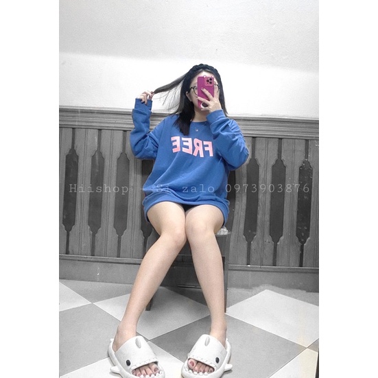 Áo Sweater Nỉ hoạ tiết - Chất nỉ có lót bông - Dành cho người dưới 55kg | BigBuy360 - bigbuy360.vn