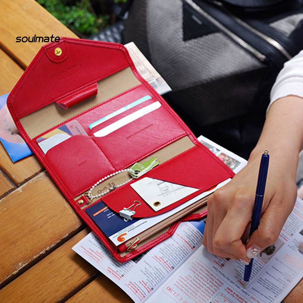 Ví Giả Da Đựng Hộ Chiếu / Thẻ Tín Dụng Du Lịch