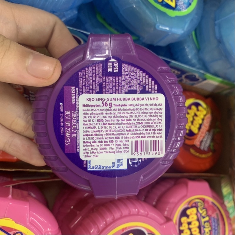 Kẹo cao su HUBBA BUBBA 56g
