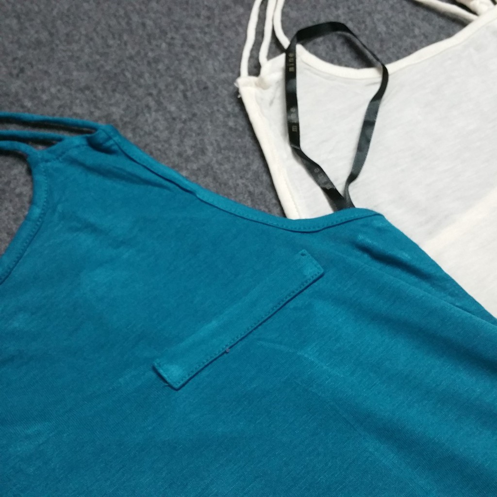 Áo tanktop thắt bím Mine xuất dư