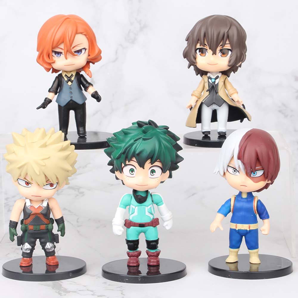 Set 5 Mô Hình Nhân Vật Anime My Hero Academia Dễ Thương