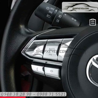 Ốp nút vô lăng cho xe Mazda Facelift