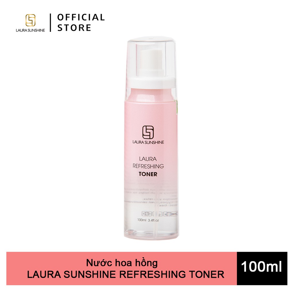 Nước hoa hồng Laura Sunshine - Laura Sunshine Refreshing Toner cân bằng ẩm cho da 100ml