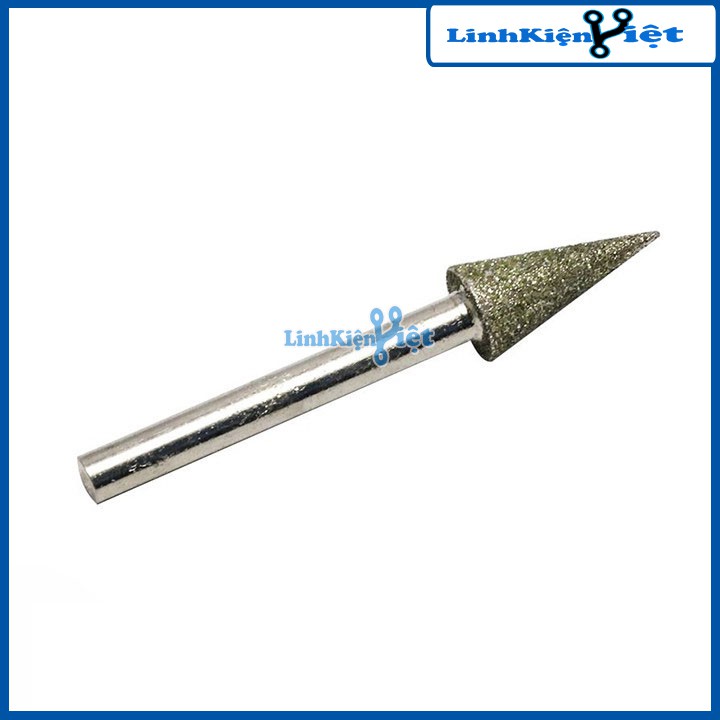 Đầu Mài kim Cương Mũi Nhọn Siêu Cứng Trục 6mm