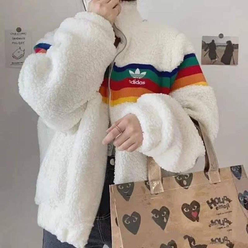 BÁN SỈ ÁO KHOÁC LÔNG Đ.A.S PHỐI SỌC CHO NỮ | BigBuy360 - bigbuy360.vn