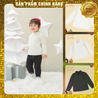 [Chaang mã 8BK01] Áo cổ lọ 3 phân thu đông bé trai bé gái ấm áp