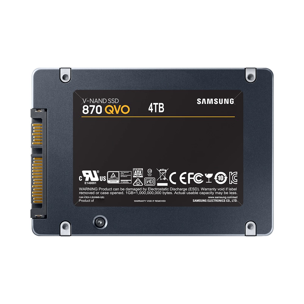 Ổ cứng SSD Samsung 870 QVO 4TB 2.5Inch SATA III BH 3 Năm 1 Đổi 1