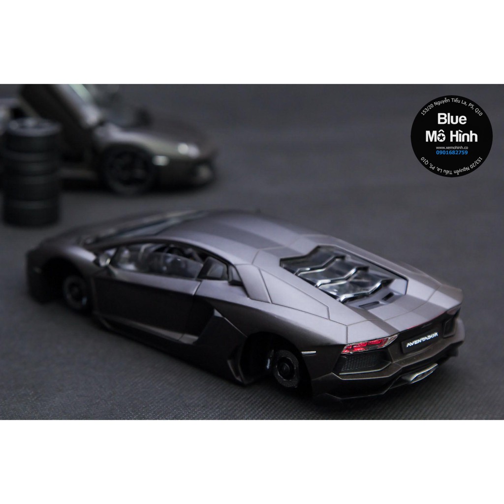 Blue mô hình | Xe mô hình Lambo Aventador LP700 Welly 1:24