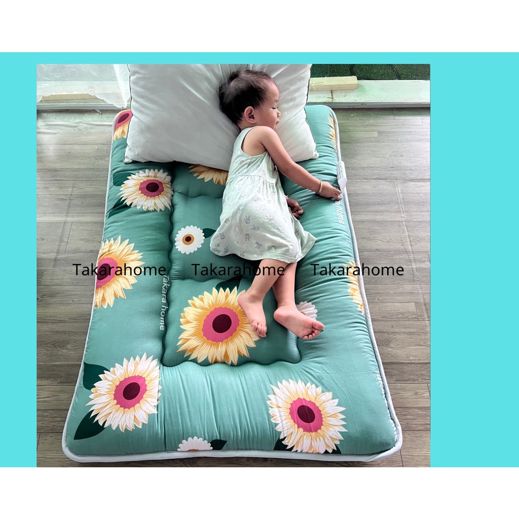 Nệm cho bé sơ sinh mầm non tiểu học Nệm dày , vải cotton mềm mịn nhiều họa tiết dễ thương 80cmx120 80cmx140 80cmx160