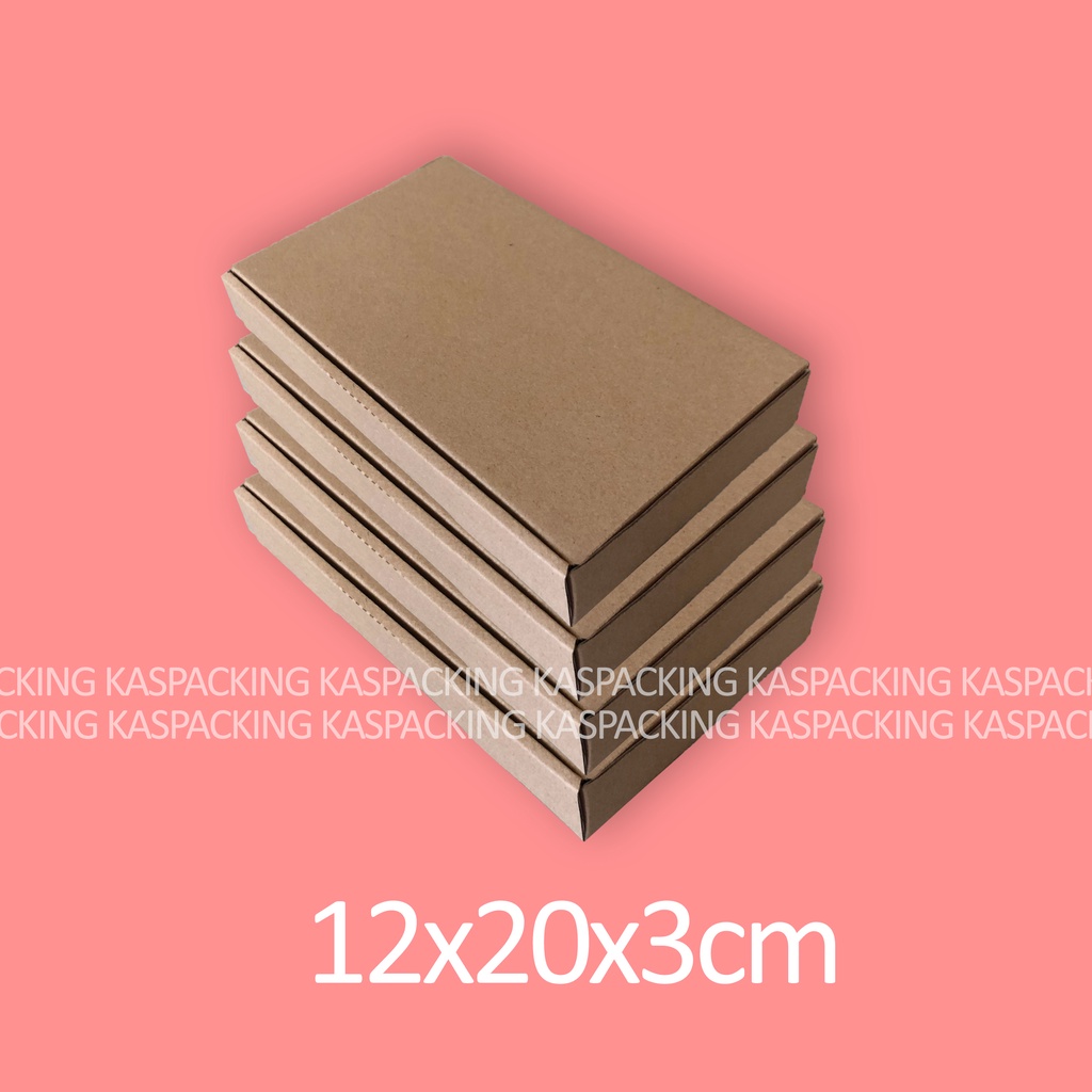 12x20x3 cm - 100 Thùng hộp carton size nhỏ để đựng hàng