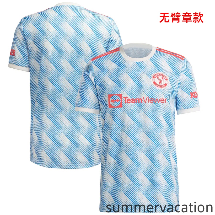 Áo thun thể thao tay ngắn in hình Manchester United 7 C Ronaldo 100-160 21-22 cho bé