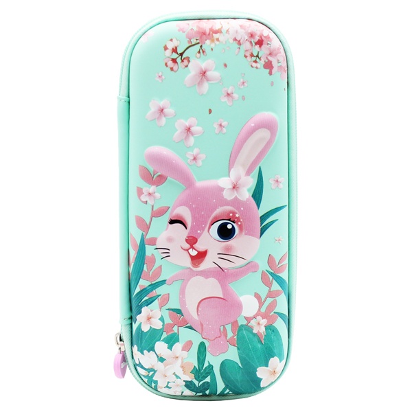 Hộp Bút Nhựa Eva  Rabbit - Stacom PB-102E - Màu Xanh Mint