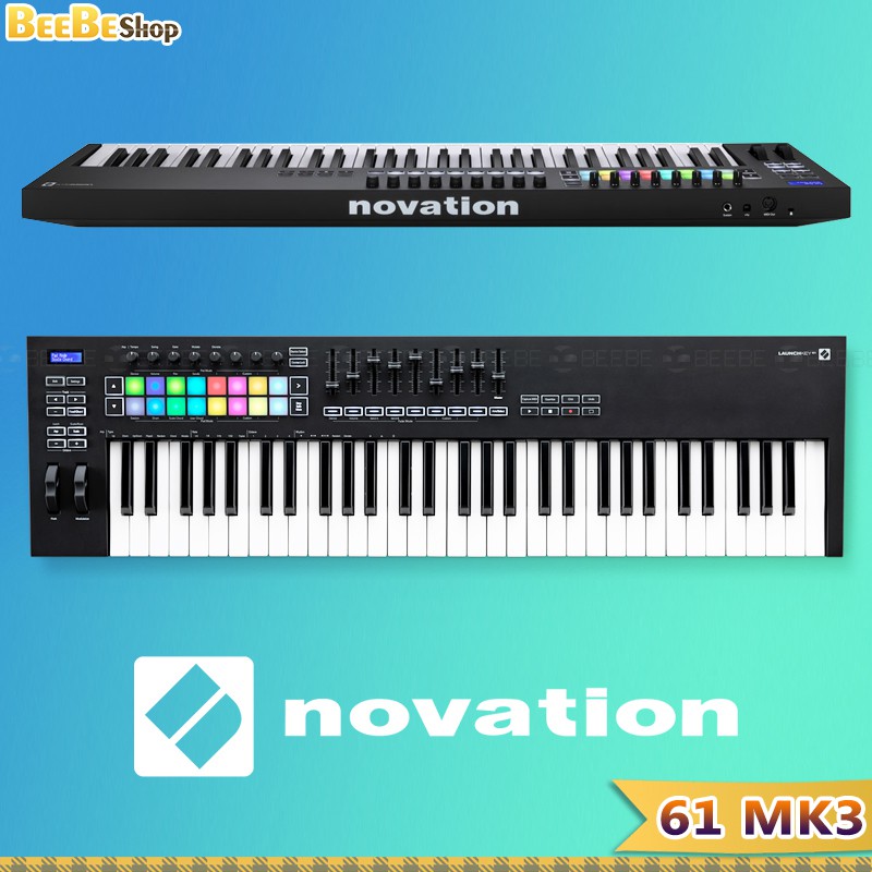 Novation - MIDI Nhạc Cụ Điện Tử Phối Khí, Phiên Bản Mới Launchkey 61 MK3