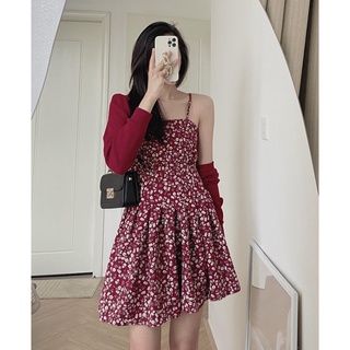 Audrey Set áo cdg len tăm mix váy dạ xòe 2s 2531