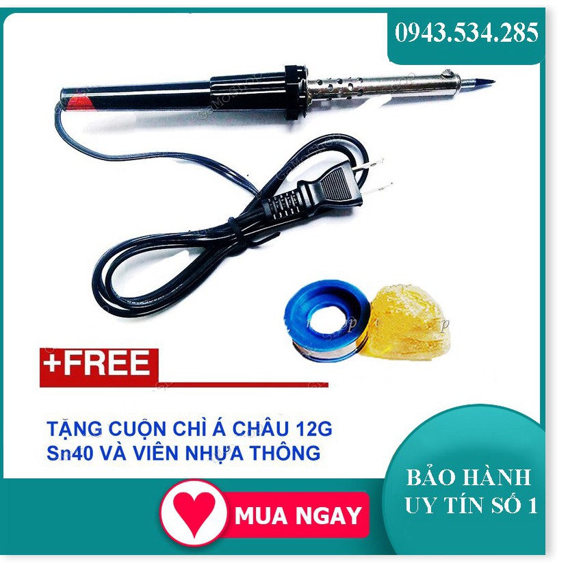 Combo Mỏ Hàn Chì RD 60W, Chì Hàn Và Nhựa Thông - GM184