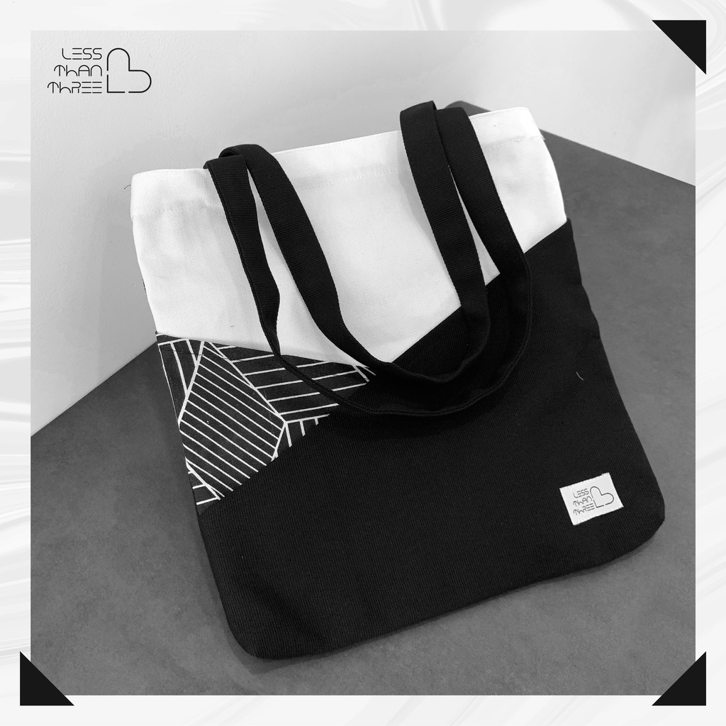 Túi tote/ Túi vải Canvas - GreyScale phù hợp với đi chơi du lịch