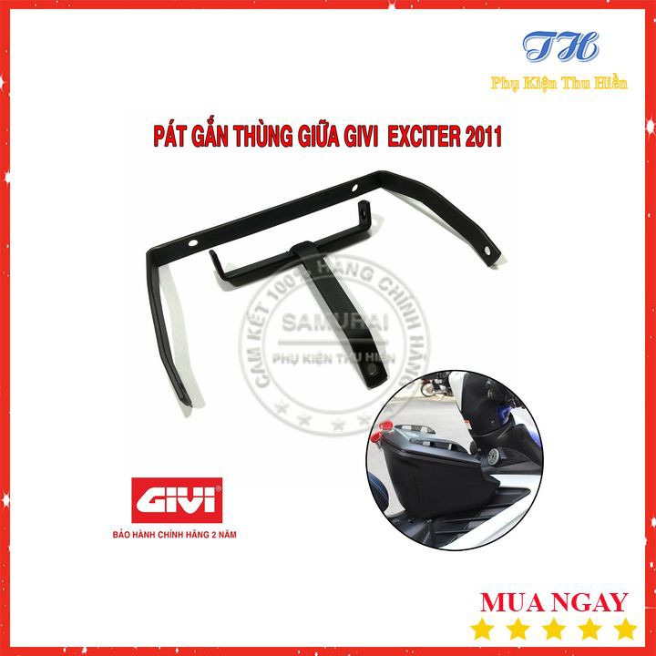 Pát Gắn Thùng Giữa Givi Cho Xe Exciter 2011