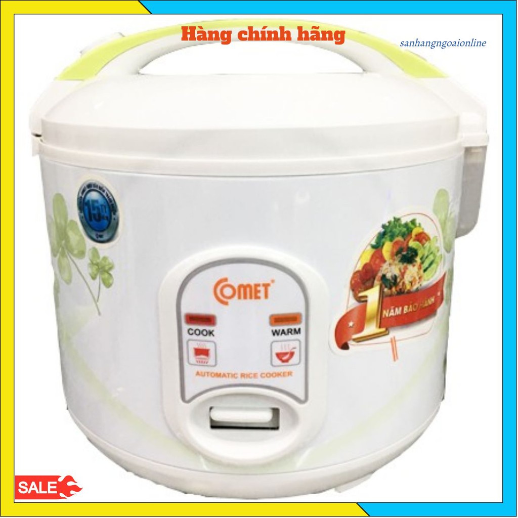 Nồi Cơm Điện Nắp Gài COMET CM8016