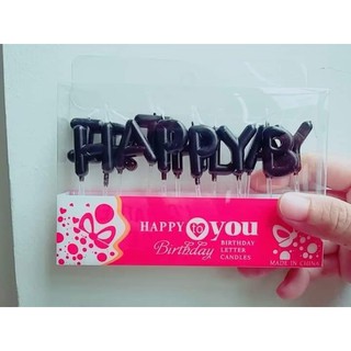 Nến Happy birth day nhủ