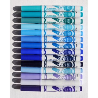 Bút lông nét thanh nét đậm mini Crayola (cây lẻ, màu ngẫu nhiên)