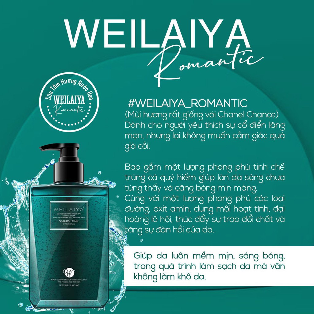 Sữa Tắm Trứng Cá Tầm Hương Nước Hoa Weilaiya | BigBuy360 - bigbuy360.vn