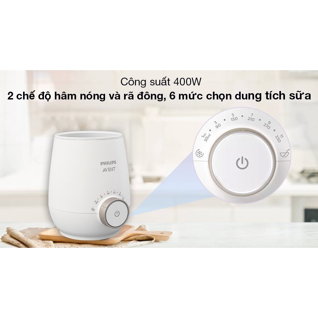 Máy hâm sữa Philips Avent SCF358/00