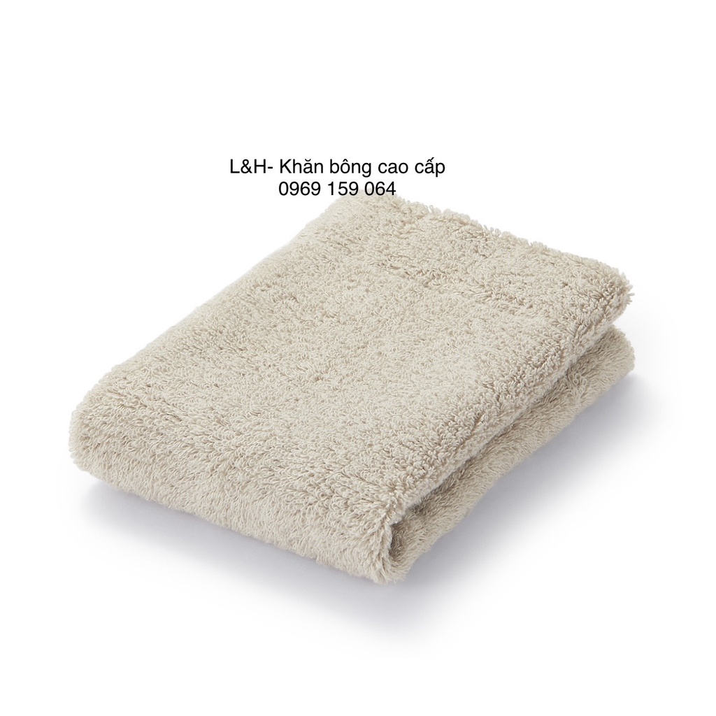 Khăn tắm xuất nhật Muji, Organic, mỏng, 280g, KT 70x140cm