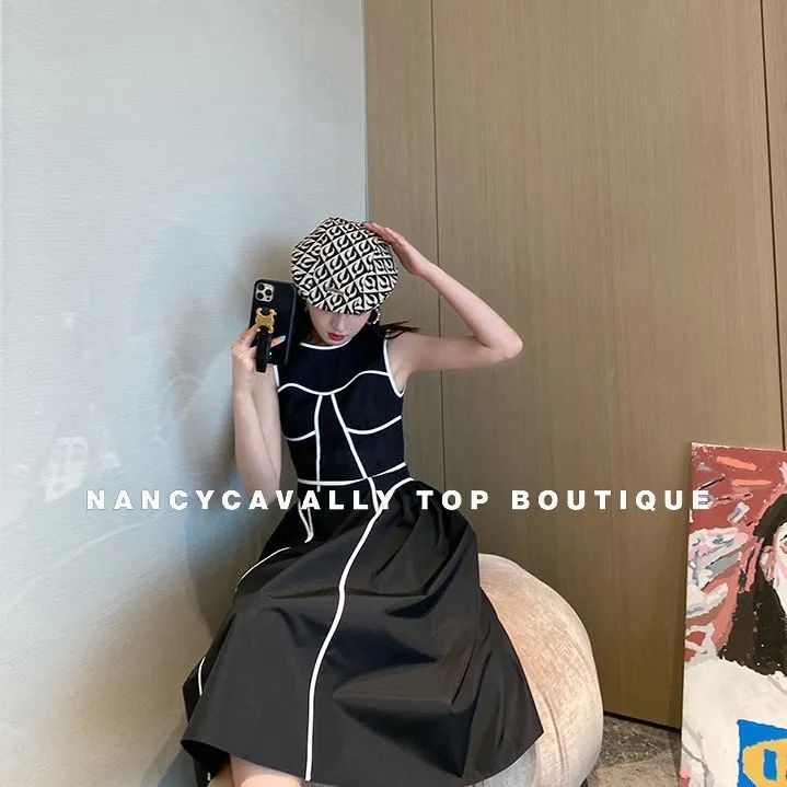 Đầm không tay phong cách Pháp ngọt ngào thời trang sang trọng cho nữ