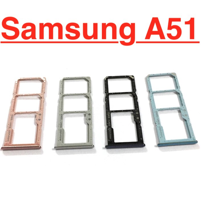✅ Chính Hãng ✅ Khay Sim Samsung A51 Khay Thẻ Nhớ Linh Kiện Thay Thế