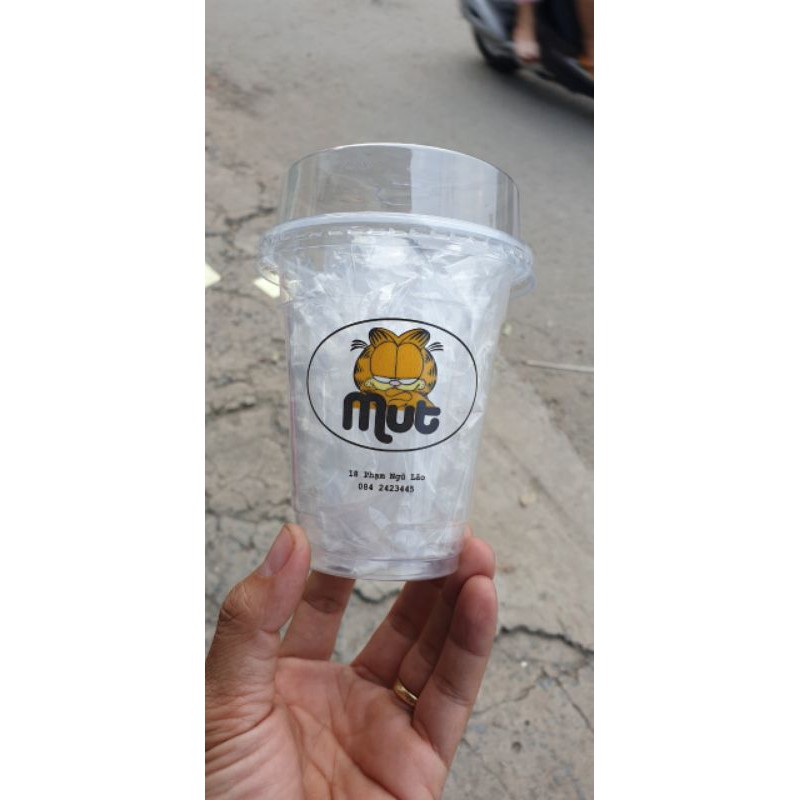 Combo 500 nắp cầu vuông 95mm, 500 nắp cầu dùng cho ly nhựa pp phi 95mm