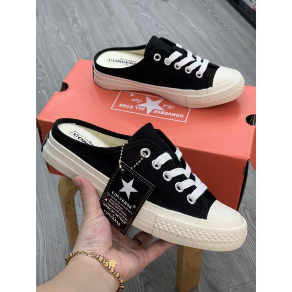 Giày thể thao,Giày sneaker,Sục cv đạp gót đen trắng mới nhất,hót nhất