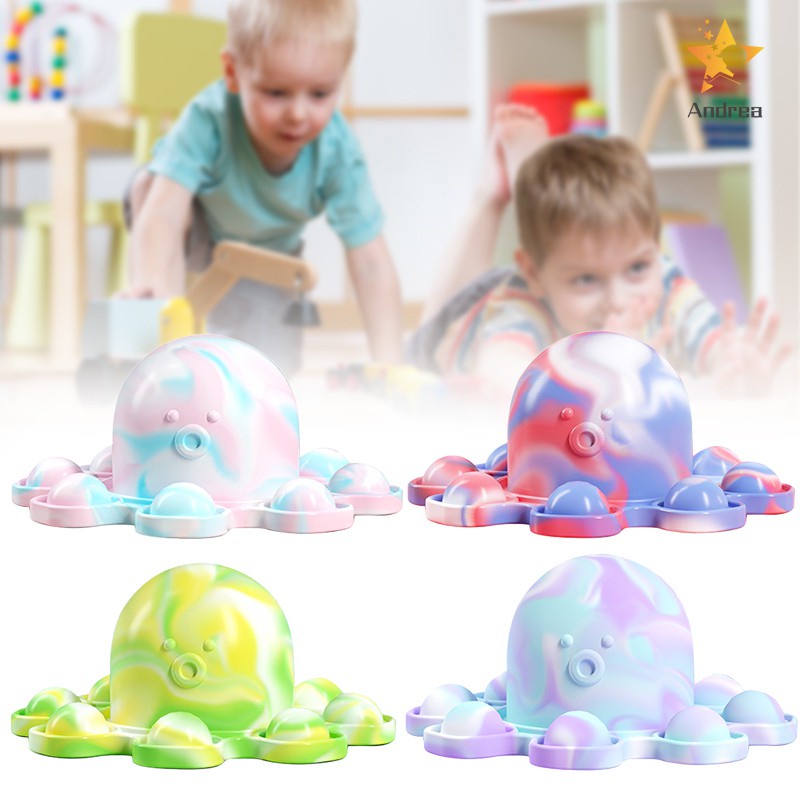 Đồ Chơi Bóp Nén Giảm Căng Thẳng Hình Bạch Tuộc Nhiều Màu Sắc Siêu Bền | BigBuy360 - bigbuy360.vn