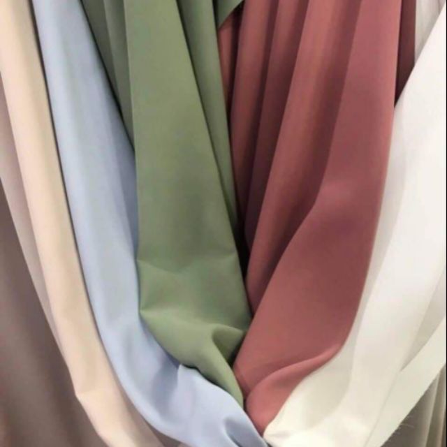 Vải bc lụa trượt trơn đủ màu