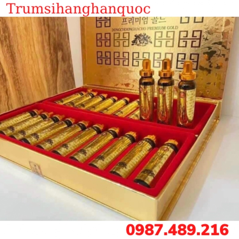 Nước Uống Đông Trùng Hạ Thảo VàngFREESHIPĐông Trùng Hạ Thảo Hàn Quốc Dạng Ống - Hộp 20 ống