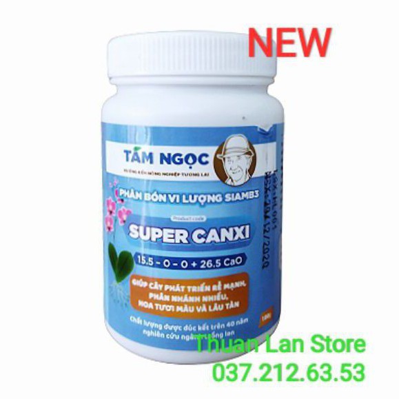 Super Canxi Nitrat Tám Ngọc - Phát Triển Rễ Mạnh, Hạ Phèn 100g