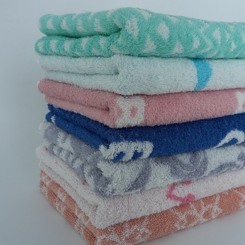 Khăn Mặt Cotton Cao Cấp Hoa Văn Thiện Phú 34*80-(100-118)g, Khăn Lau Mặt YJ27 Chất Bông Sợi Tự Nhiên Thấm Nước Tốt