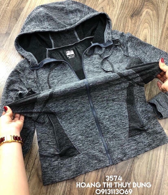 áo khoác thun xám thể thao | BigBuy360 - bigbuy360.vn